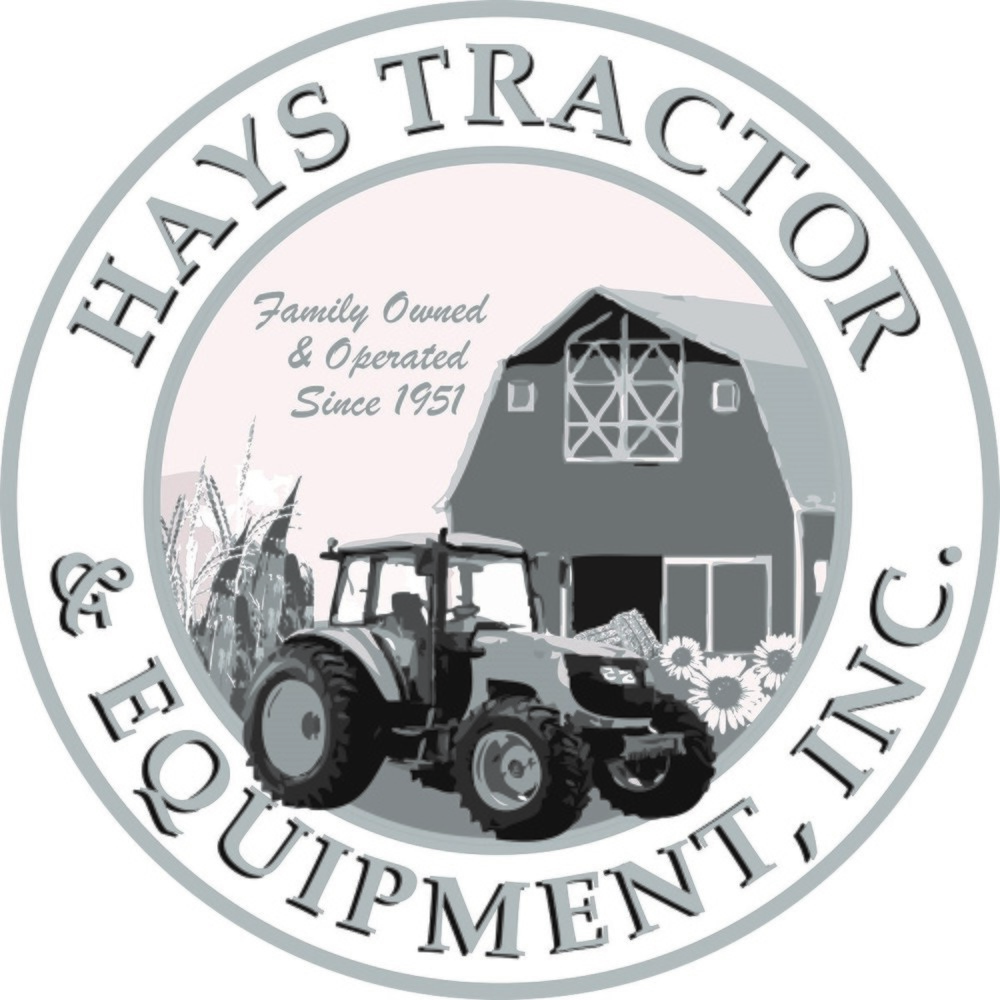 Hays Tractor logo savedown black and white